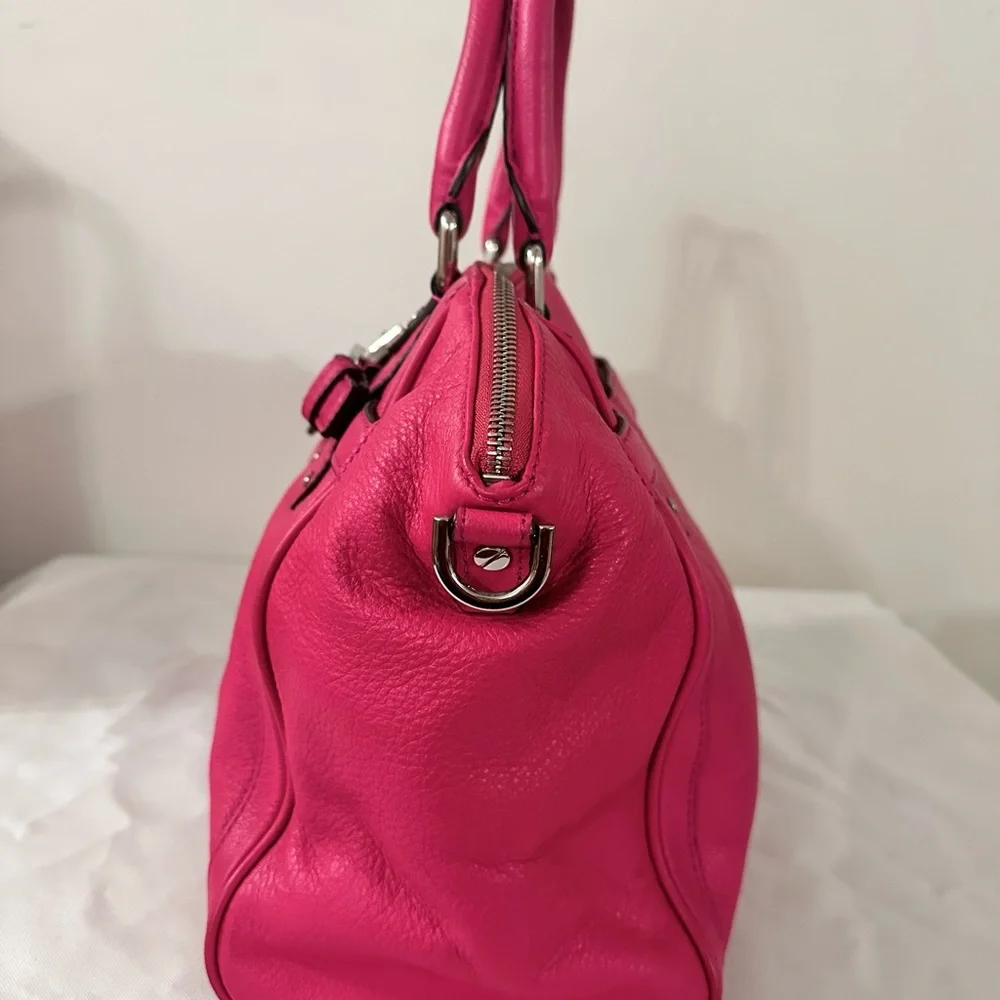 Michael Kors Fuchsia Leather Satchel